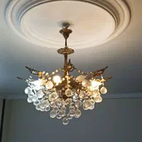 لوستر برنزی ۶ شعله