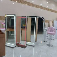 تولید و فروش انواع آینه قدی فلزی ، بک لایت و چوبی