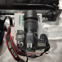 دوربین کانن 80d با لنز 18-135 همراه با پایه|دوربین عکاسی و فیلمبرداری|ارومیه, |دیوار