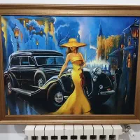 تابلو ی زن ثروتمند