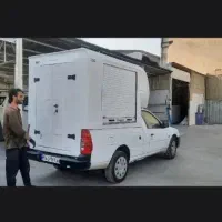 باربری با وانت اریسان اتاق مسقف