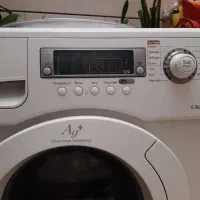 یک‌عدد‌لباسشویی‌سامسونگ|ماشین لباسشویی و خشک‌کن لباس|باغستان, |دیوار