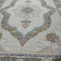 فرش طوسی دوازده متری جف