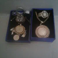 تعدادی انگشتره نقره وزنجیروپلاک شیروخورشید|جواهرات|تهران, جی|دیوار