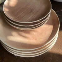 بشقاب غذاخوری و پیش دستی