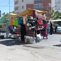 فروشنده خانم جهت روز بازار