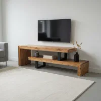 میز تلویزیون چوبی
