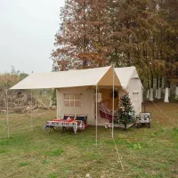 چادر بادی سایه بان دار