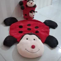 ست پولیشی جادستمال و سطل و فرش کودک