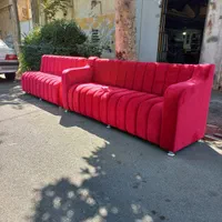 کاناپه راحتی لمسه خیاری  کافه رستوران