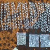 منشور کریستالی لوستر آباژور چراغ خواب