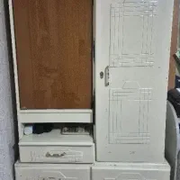 کمد و دراور رنگ سفید