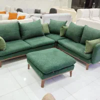 کد۲۱مبلمان دیبا مدل شرکتی مبل تدی ال جلو مبلی ۵۴|مبلمان خانگی و میز عسلی|همدان, |دیوار