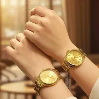 حراج ست ساعت عروس و داماد والار و رولکس و بند چرم