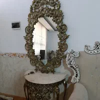 آینه شمعدان طرح برنجی