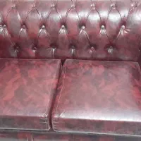 مبل چستر چرمی / در حد نو / ۴ نفره|مبلمان خانگی و میز عسلی|تهران, سلسبیل شمالی|دیوار