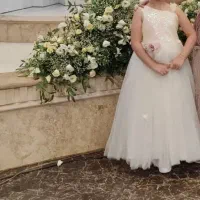 لباس مجلسی بچگانه کاملا نو فقط یکبار استفاده شده