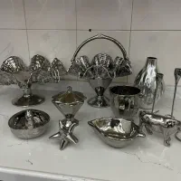 ست کامل دکوری نقره ای