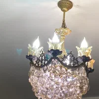 لوستر برنج ۶ شعله