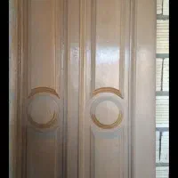 درب دولنگه چوبی