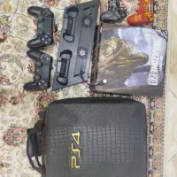 ps4 نو سالم یک ترا دو عدد روکش یک فن و شارژر