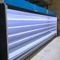 قفسه هایپری شلف یخچال پرده هوا ۷۷ فروشگاه روباز ۸