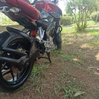 موتور ns200 قرمز مشکی
