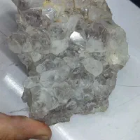 سنگ معدنی جوهاری کوارتز بلورین شفاف (راف)