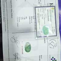 زمرد کلمبیا شناسنامه بین المللیIGL بانکوک 31/5 ct|جواهرات|قم, ارم|دیوار