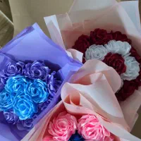 دسته گل روبانی|گل مصنوعی|صدرا-فارس, فاز ۲|دیوار