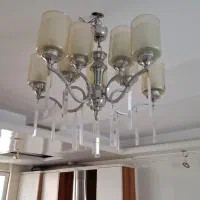 لوستر5 شاخه برنجی