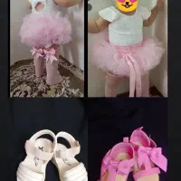 لباس دندونی شیک وکفش تابستونی