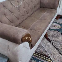 یک دست مبل هفت نفره با میز|مبلمان خانگی و میز عسلی|طبس, |دیوار