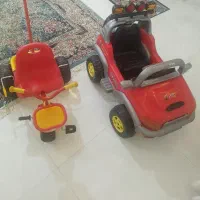 ماشین شارژی و سه چرخه بچه