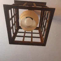 لوستر چوبی در حد نو