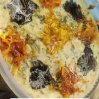 آش رشته  آش میوه دلمه روکر موز دسر خونگی