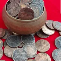 سکه قدیمی سنت خارجی مسی ۶۰۰تا