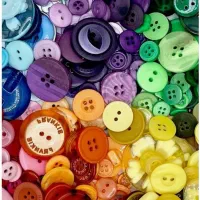 دگمه با رنگ بندی و سایز مختلف