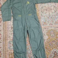 لباس کار سرهمی خلبانی سبز