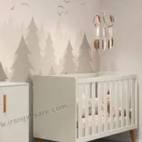 تخت نوزاد تمیزوسالم همراه باتشک