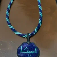 گردنبند دستباف زیبا