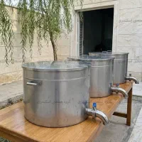دیگ چلوپز 450 نفره صنعتی استیل با گارانتی 24 ماهه