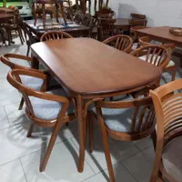 میز و صندلی غذاخوری مدل سبدی