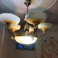 یک جفت لوستر با دو دیوارکوب|لوستر و چراغ آویز|تهران, امامت|دیوار