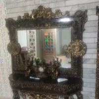 آیینه کنسول و ساعت