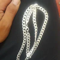 زنجیر نقره مردانه نو نو