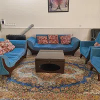 مبل ۷نفره کارکرده|مبلمان خانگی و میز عسلی|قم, شهرک مهدیه (مدرس)|دیوار