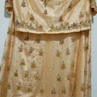 عنوان لباس مجلسی شیک نگین کارشوده