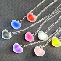 قلبی گردنبند همه رنگ|بدلیجات|شیراز, دارالرحمه|دیوار