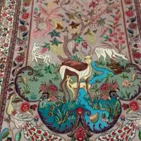 فرش دستباف شکارگاه افشار